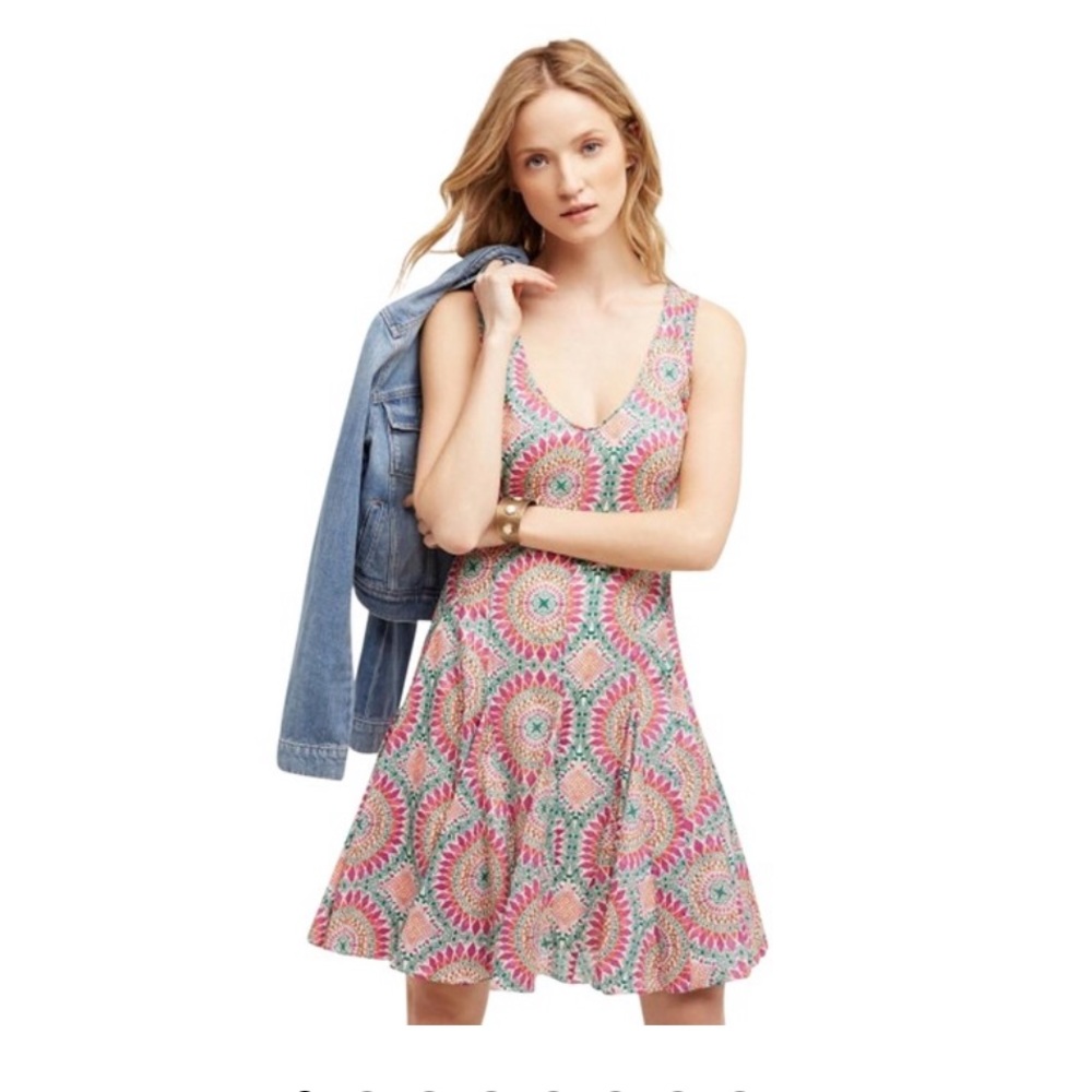 Anthropologie Multicolor Hd In Paris South Island Casual Dress